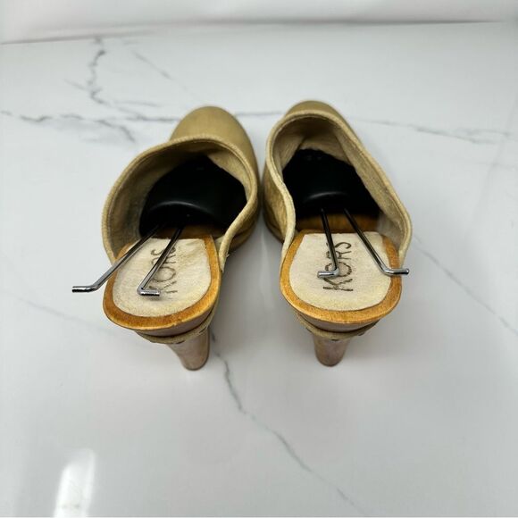 Michael Kors Nubuck Wedge Mules- Size 8 - Picture 7 of 14